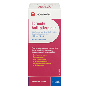 BIOMEDIC ALLERG 12.5MG 115ML