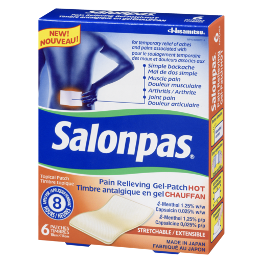 SALONPAS TIMB ANTALG GEL CHAUFF 6