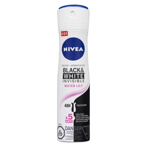 NIVEA B&W INV VAPO/S WATER LILY 150ML