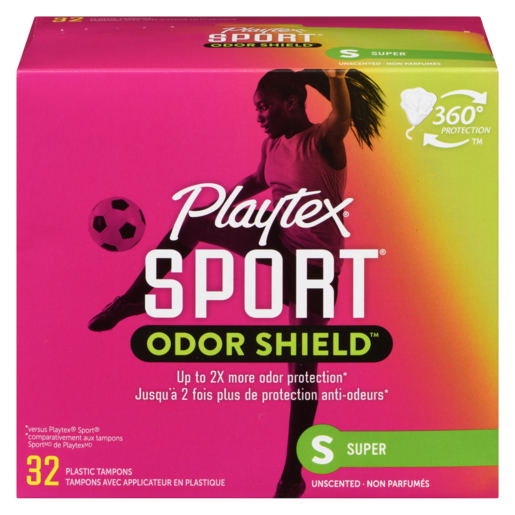 PLAYTEX TAMP SPT ODOR/SH SUP 32