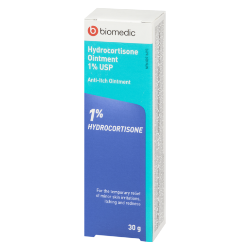 BIOMEDIC ONG HYDROCORTISONE 1% 30G