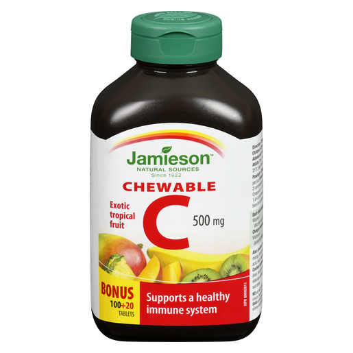 JAMI VIT C 500MG CROQ FRUITS CO 120