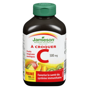 JAMI VIT C 500MG CROQ FRUITS CO 120