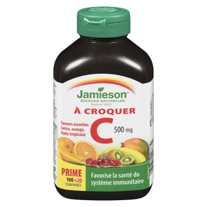 JAMI 500MG VIT C A CROQUER ASST 100+20