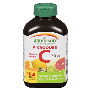 JAMI VIT C 500MG CROQ AGRUMES CO 120