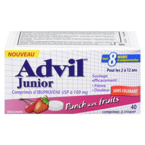 ADVIL JR IBUP PUN/FRUITS CROQ CO 40