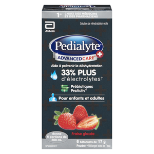 PEDIALYTE ADV/CARE PDRE FRAISE 6X17G