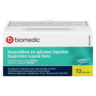 BIOMEDIC IBUP 200MG G/LIQ CA 72