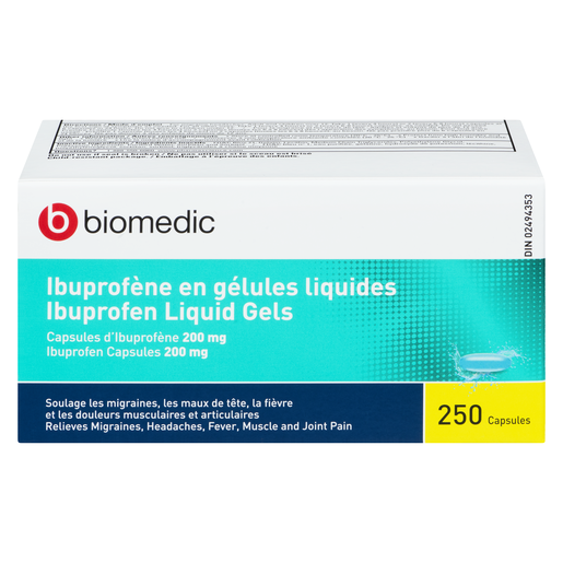 BIOMEDIC IBUP 200MG G/LIQ CA 250