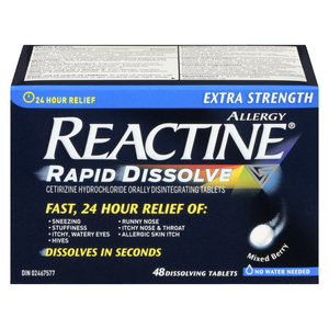 REACTINE X/F DISSOL/RAP CO48