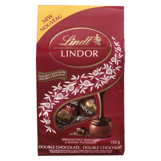 LINDOR SAC DBL CHOC 150G