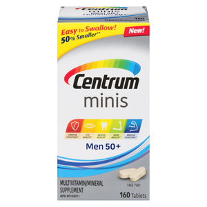 CENTRUM MINIS HOMME 50+ COMP 160