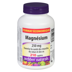 WEBBER MAGNESIUM 250MG  CA 210