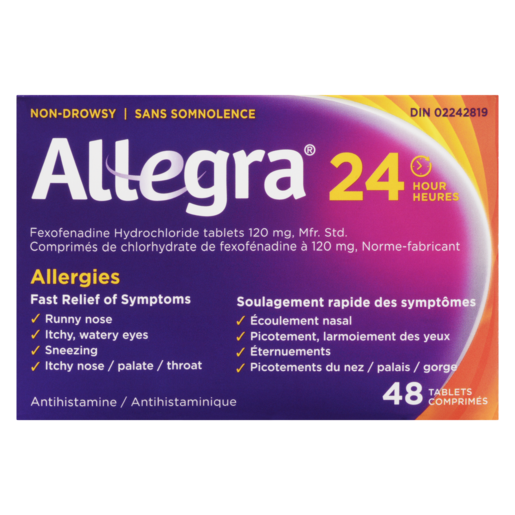 ALLEGRA 120MG 24H CO48