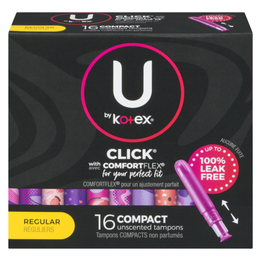 KOTEX U CLICK TAMP REG 16