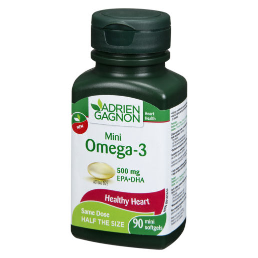 A GAGNON OMEGA3 M/COEUR 500MG GEL 90