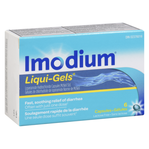 IMODIUM 2MG LIQ/GEL CA 6