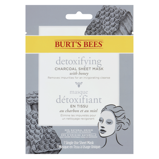 BURT'S BEES MASQ CHX DETOX TISSU 1