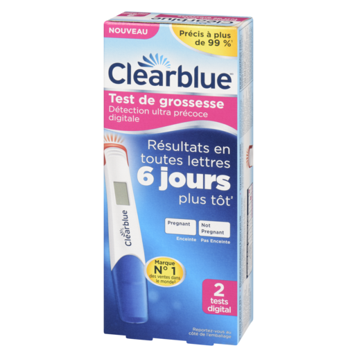 CLEARBLUE TEST GROSSESSE DIG 6JRS 2