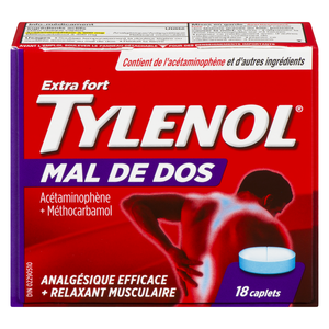 TYLENOL MAL/DOS CA 18