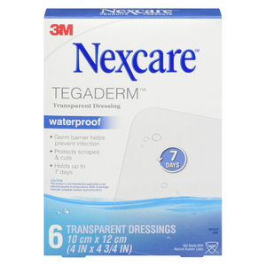 NEXCARE TEGA PANS TRANSP IMPERM 6