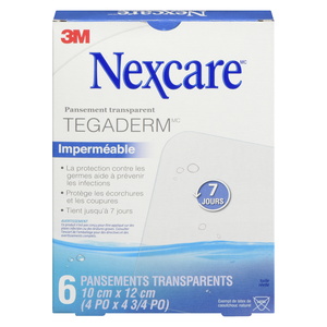 NEXCARE TEGA PANS TRANSP IMPERM 6