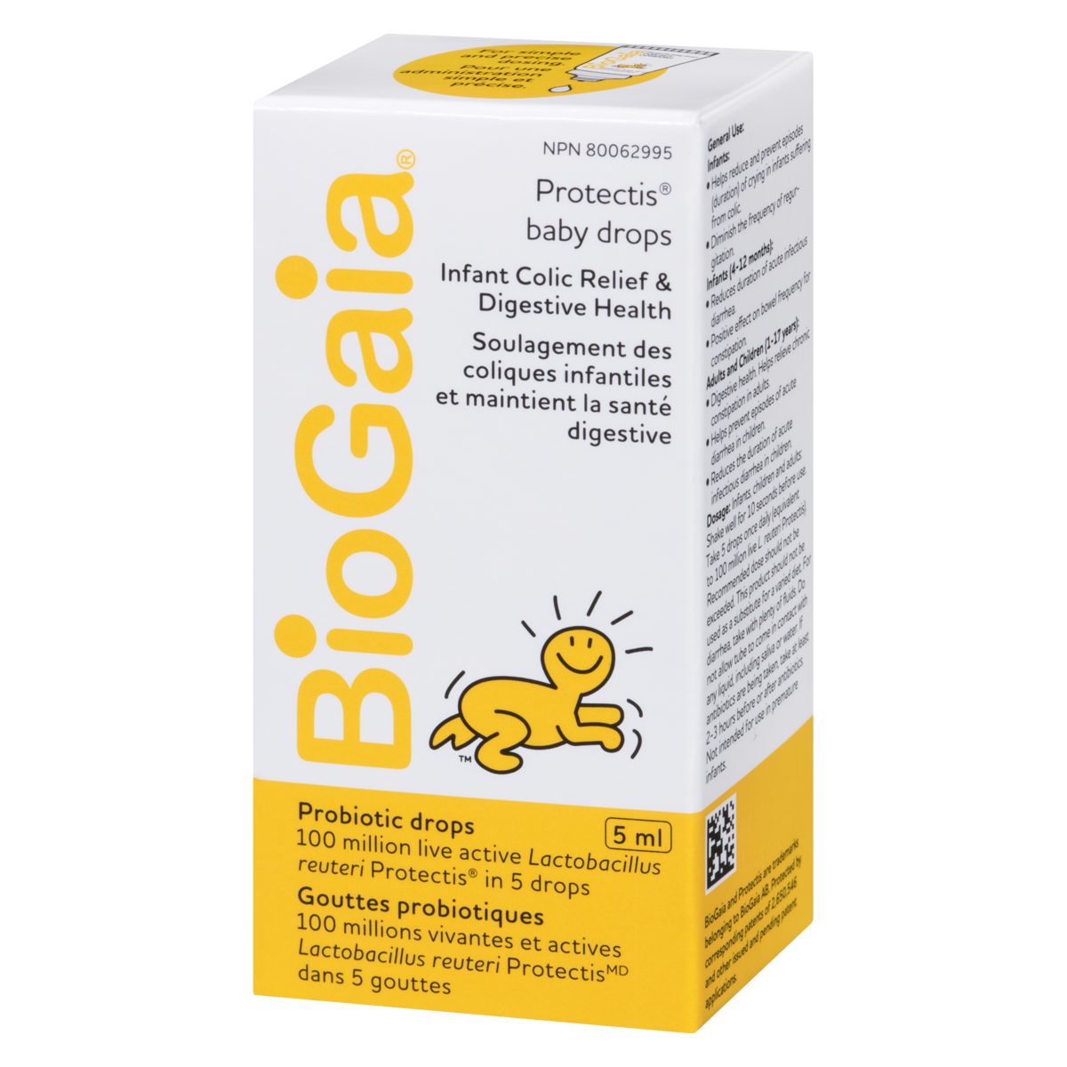 Probiotiques à boire rééquilibre les bonnes bactérie biogaia