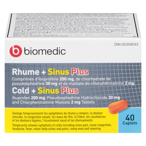 BIOMEDIC RHUME SINUS PLUS CA40