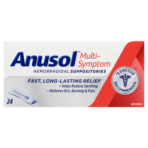 ANUSOL SUPP MLT SYMPT 24