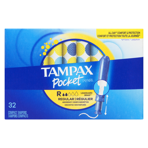 TAMPAX POCKET PEARL REG 32