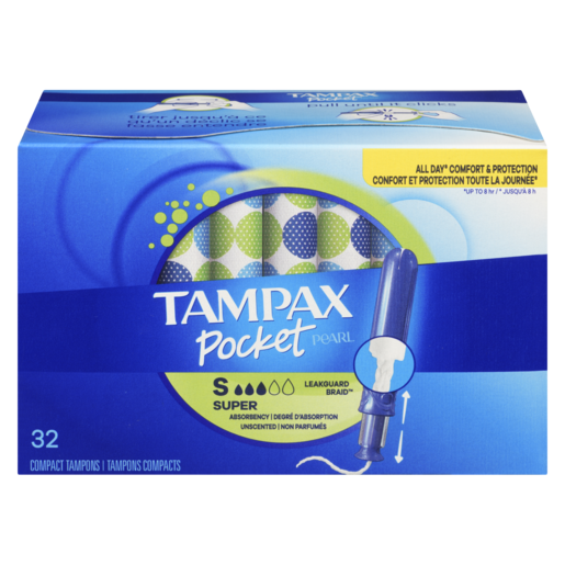 TAMPAX POCKET PEARL SUPER   32