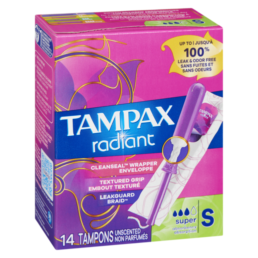 TAMPAX RADIANT SUPER        14