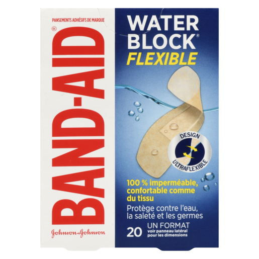 BAND-AID WATERBL TIS FLEX 20