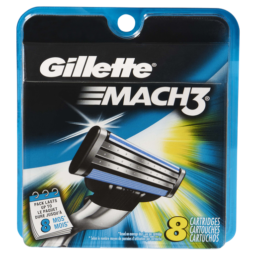 GILLETTE MACH 3 LAMES 8