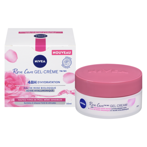 NIVEA ROSE/C G/CR 48H HYD 50ML