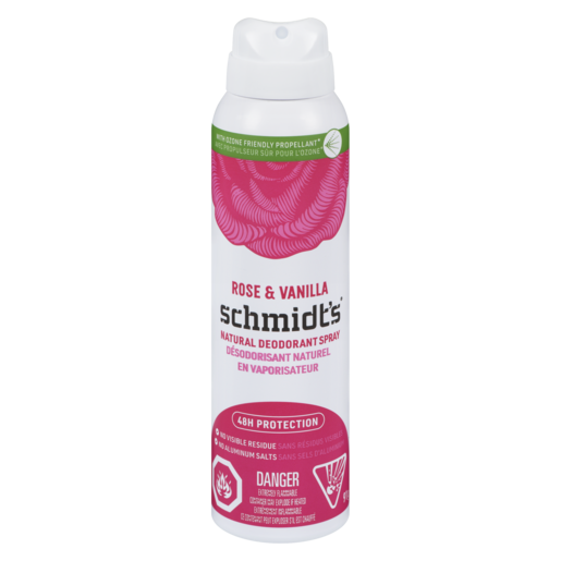 SCHMIDTS DEO SPRAY ROSE VANILLE 91G