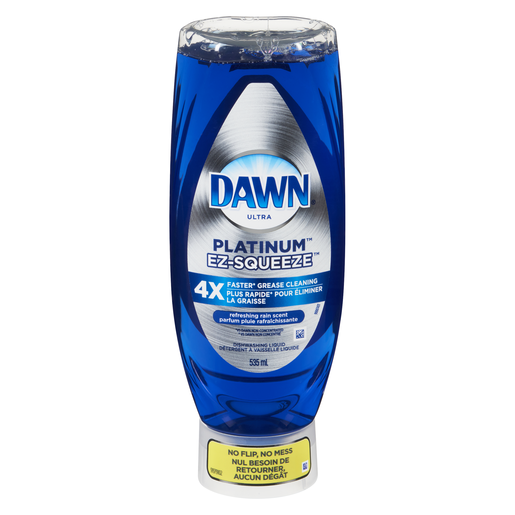 DAWN PLATI DET VAIS LIQ PLUIE RAFR 535ML