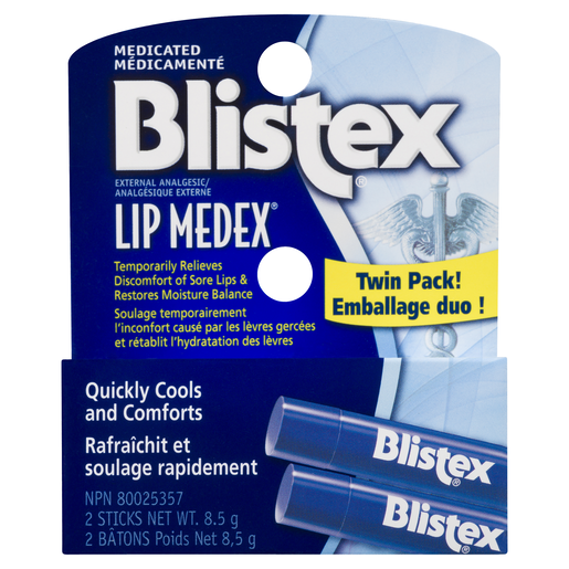 BLISTEX LIP MED ANALG LEV DUO 2X4.25G