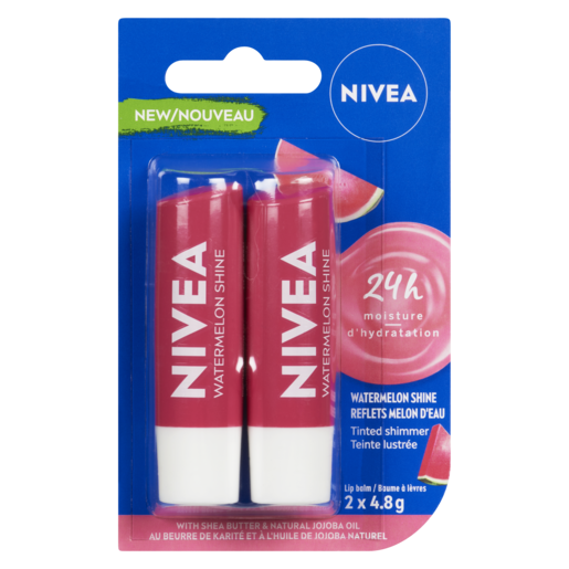 NIVEA BME/L REFLETS MELON EAU 2X4.8G