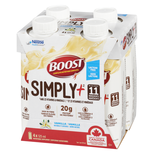 BOOST SIMPLY+ VAN PRISM 4X325ML