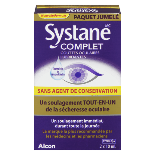 SYSTANE COMPL GTTS LUB SAC 2X10ML