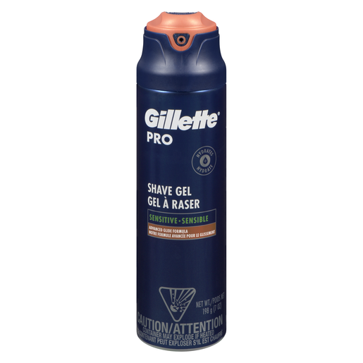 GILLETTE S GEL RAS P/SENS 198G