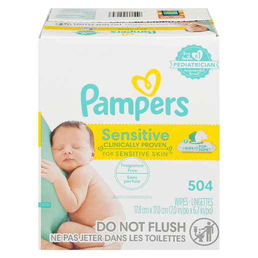 PAMPERS LINGETTE SENS 7X   504