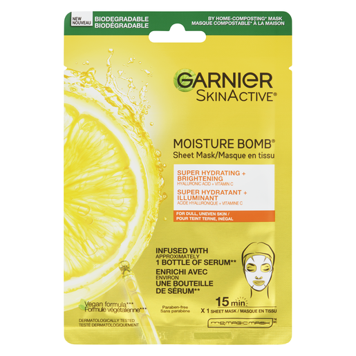 GARNIER SKIN/A M/BOMB VITC BIODEGRADA28G