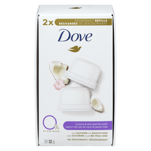 DOVE DEO RECHARGE COCO JASMIN 2X32G