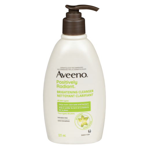 AVEENO POSITIVELY RADIANT NETTOYANT325ML