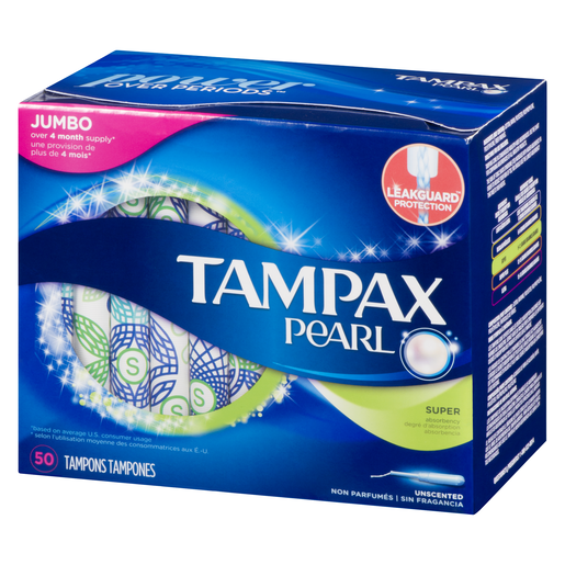 TAMPAX PEARL SUPER N/PARF 50