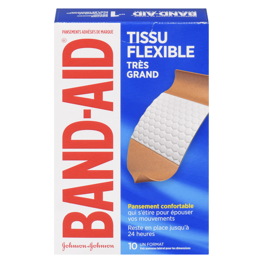 BAND-AID PANS TIS FLEX XL 10