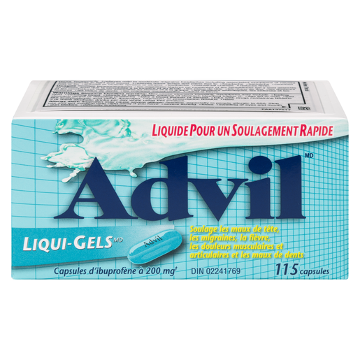 ADVIL 200MG LIQ/GEL CA115