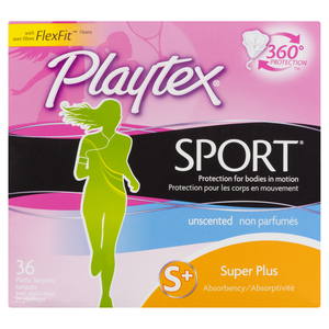 PLAYTEX TAMP SPT N/PARF SUP+ 36